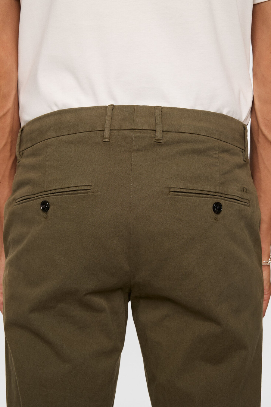 pantalons en coton extensible ched